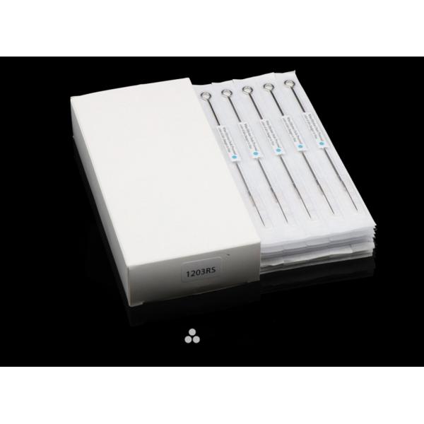 1203RS Flat Liner Tattoo Needles 3 Liners Shading Needles Sterilized By E O Gas