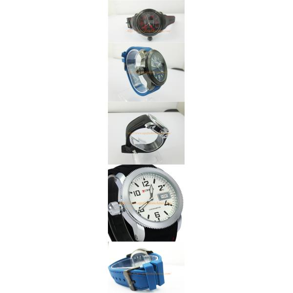3 Colors Available Red White Blue Stainless Steel Watch Fashion Quartz Watch Date Watches