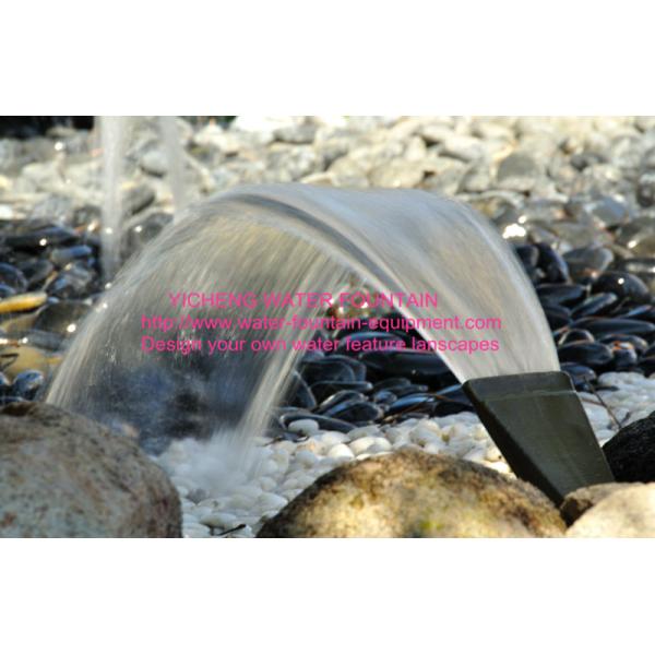 Silver Laminar 45 Degree Fan Water Fountain Spray Heads 1 Inch Internal Female