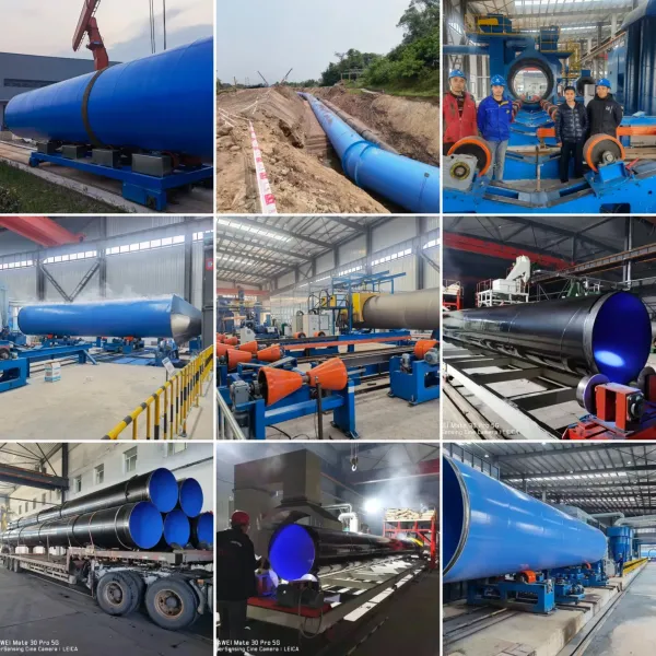 Automatic PLC Controlled 3LPE Coating Pipe Production Line for 50-4200 mm Pipeline Diameter Anti-Corrosion