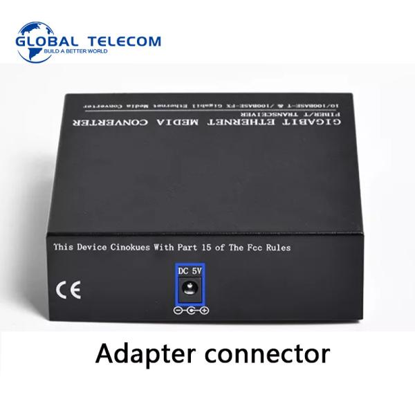 100M Fiber Media Converter Single Mode 1 Fiber Port 8 RJ45 Port 25KM