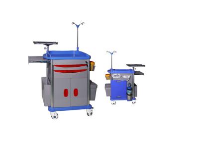 Mobile Emergency Crash Medical Trolley Hospital Equipment With 5 Drawers