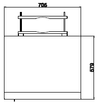 Приложение небольшой коробки металла на открытом воздухе для вентиляторной системы охлаждения держателя поляка одностеночной