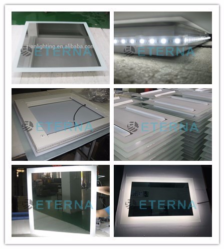 Отель должен иметь большое настенное зеркало ванной комнаты со светом и напряжением 50/60 Гц.