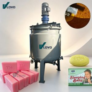 Industrial Saponification Tank Soap Making Machine Toilet Soap Production Line For Palm Oil Caustic Soda