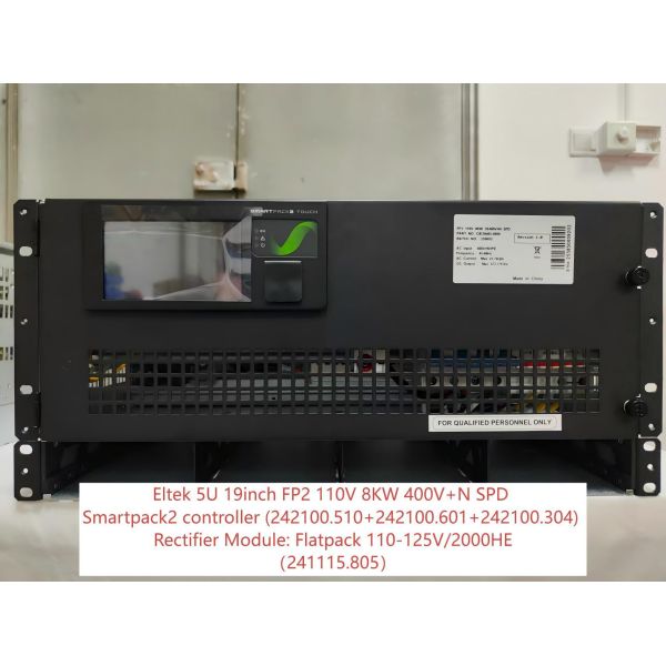 Eltek Flatpack2 110Vdc 8KW DC power system CIO20405.XXX System  with  Flatpack 110-125V/2000HE  241115.805 241119.805