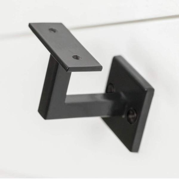 Carbon Steel Handrail Bracket for Contemporary and Minimalist Metal Stair Rail