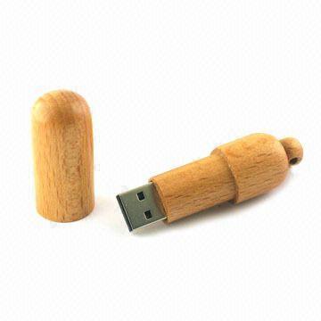Memoria USB de madera de la venta caliente del OEM 2,0 AT-101F