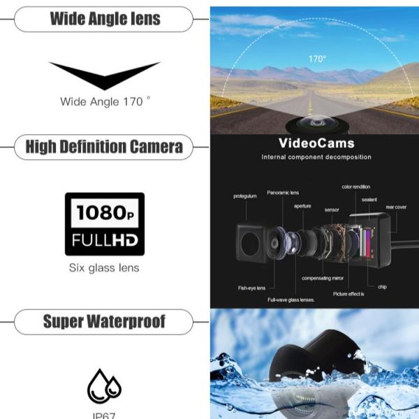 360 Car Camera System – Full Surround View with HD Clarity and Real-Time Monitoring