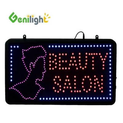 Genilight Indoor LED Beauty Salon Sign Power Saving Chasing and Moving Function 56*33cm