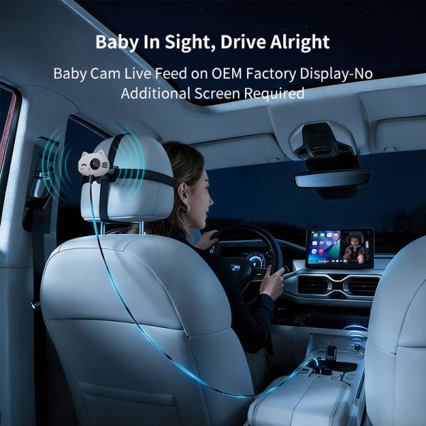 Universal Wireless CarPlay Adapter with 1080P Resolution Bluetooth 5.0 for Seamless Android Auto Integration