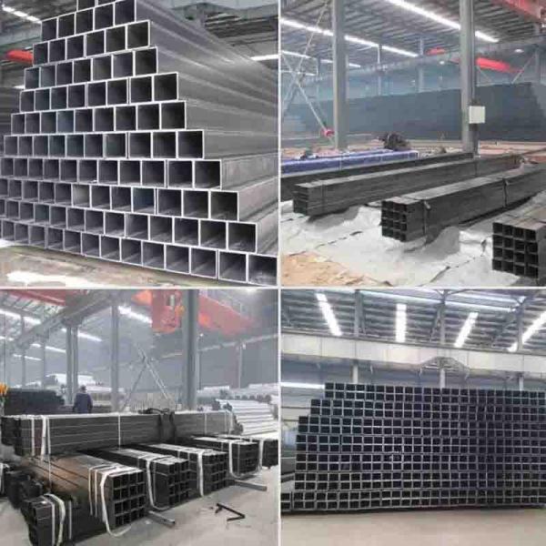 18X18 Black Iron Square Steel Pipe, Seamless Rectangular Tube, Galvanized Square Tube Brackets