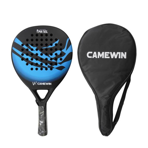 Beach Tennis Racket Carbon And Glass Fiber Padel Tennis Rackets Soft Face Paddles Racquet