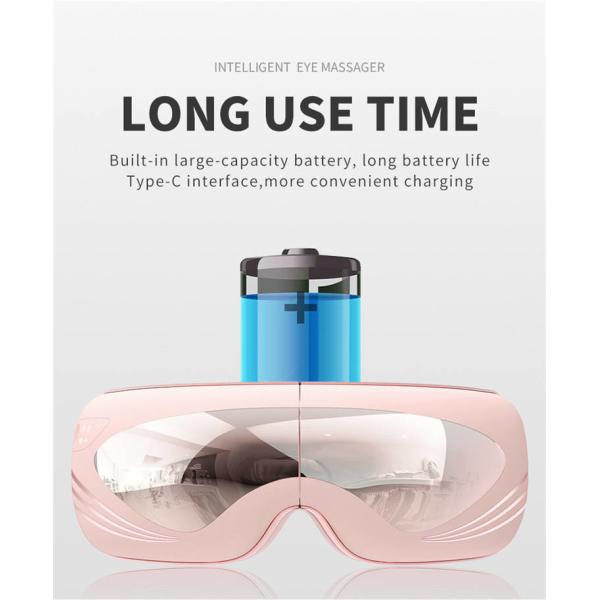 Massager глаза с машиной массажа глаза жары опционной Музык-ориентированной на заказчика для глаз усталости Сброс-сухих & лучшего сна