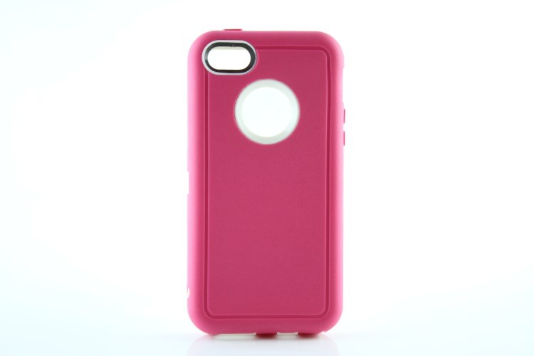 Waterproof Holster Outer Box Phone Cases Red For Iphone 5c