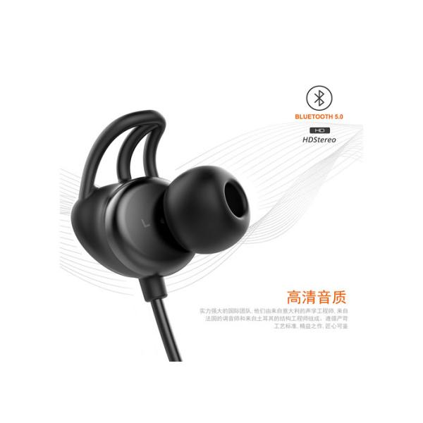 Red / Black Wireless Sport Earbuds , Sweatproof Bluetooth Earphones For Running