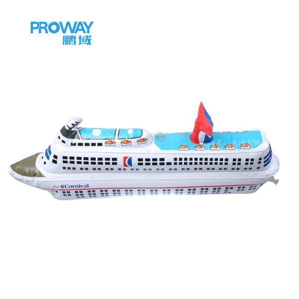 Custom Giant Inflatable Cruise Ship | Branded Advertising Prop for Travel & Maritime Promotions