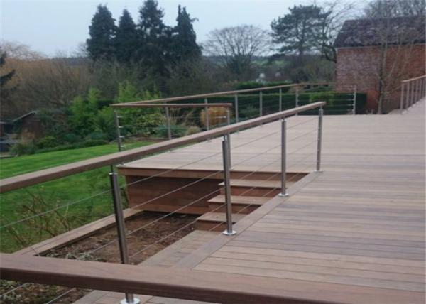 Modern Design Stainless Steel Railing Stair Post Galvanized Steel Deck Balustrade