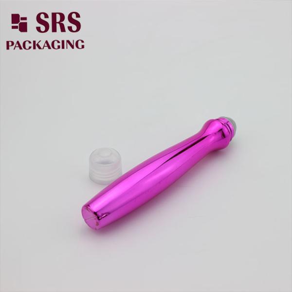SRS packaging empty plastic eye cream 15ml PETG roller ball bottle
