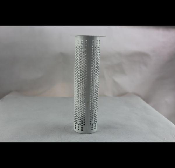 Grinding Coating Perforated Metal Tube , Custom Length Perforated Steel Tube