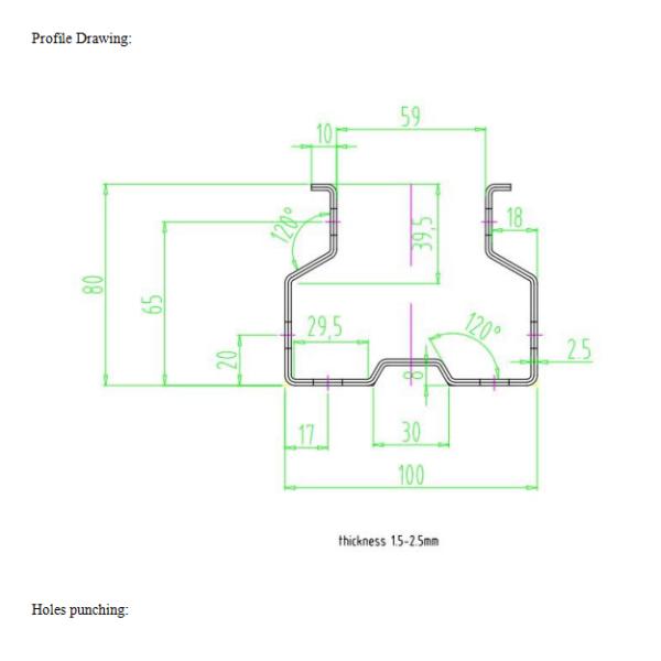 Heavy Duty Cold Rack Roll Forming Machine 380V 3000kg