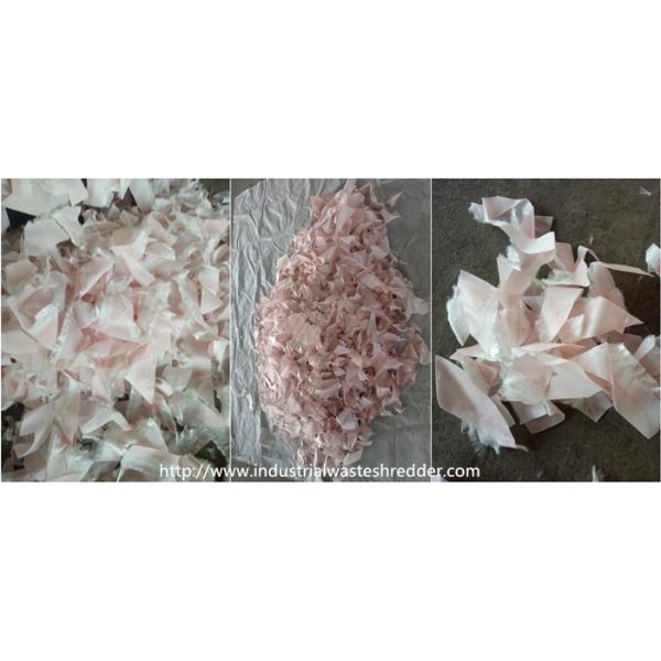 Safety Airbag Fabric Shredding Machine Hourly Up To 8 Tons Capacity