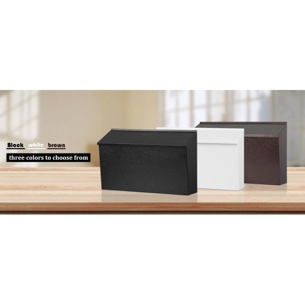 Почтовые ящики Таунхаус Вертикальная стенка почтовый ящик с добавленным замком и оцинкованной сталью