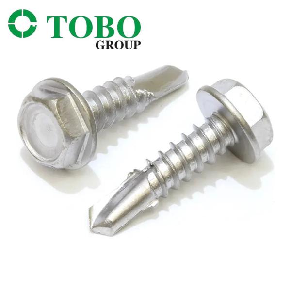 Din 6926 Din6921 Din6923 M12 M10 M9 M8 M6 M4 M3 Stainless Steel 29x19 Hex Flange Head Self Drilling Screw S