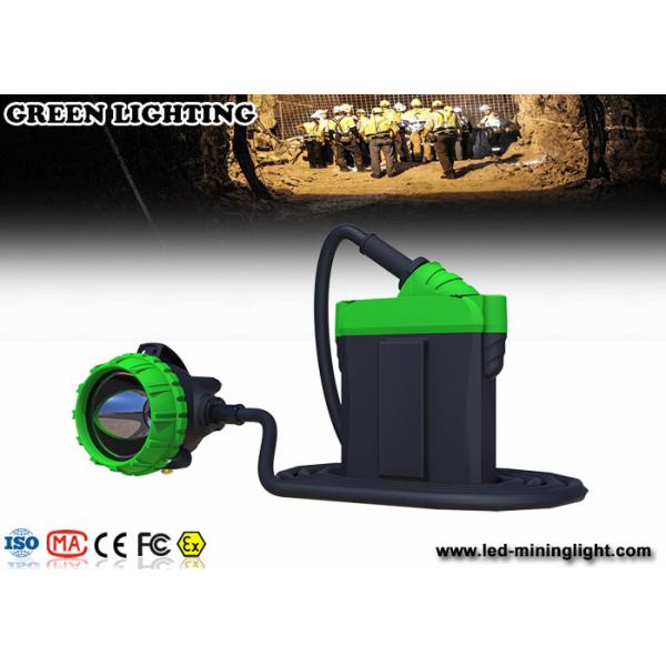25000lux Super Brightness Rechargeable Head Torch , Color Customized Longwire Mining Lamp