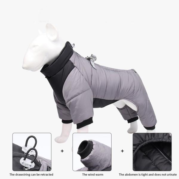 Ropa para mascotas cálida impermeable para perros abrigos de invierno chaquetas accesorios de ropa