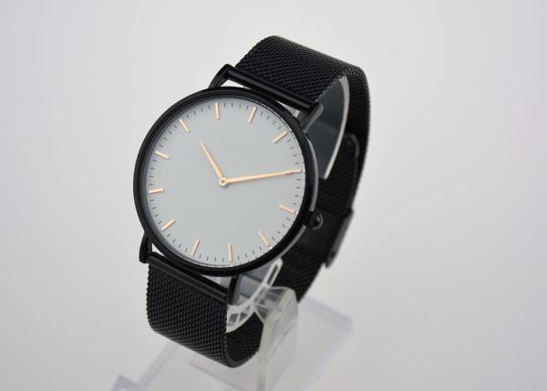 Interchangeable Strap Pvd Coating Watch , Quartz Movt Watch Water Resistant