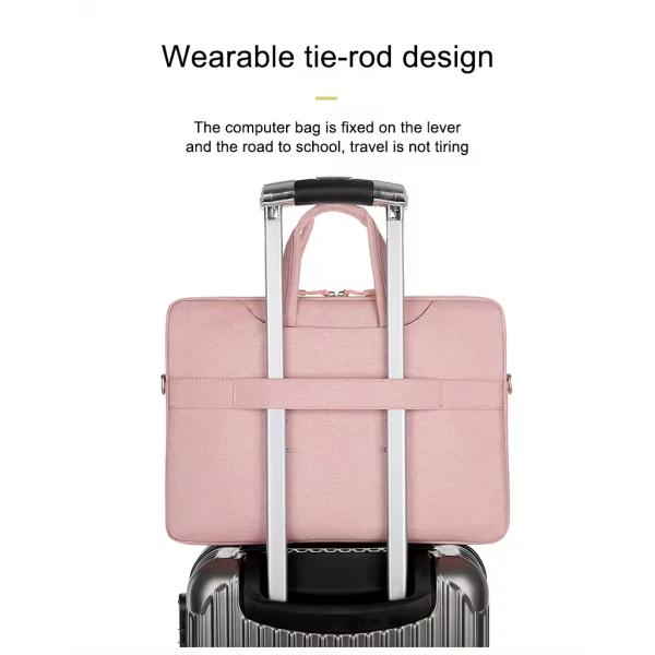 13-16 Inch Laptop Handbag Customized Color Messenger Briefcase for Work and Travel
