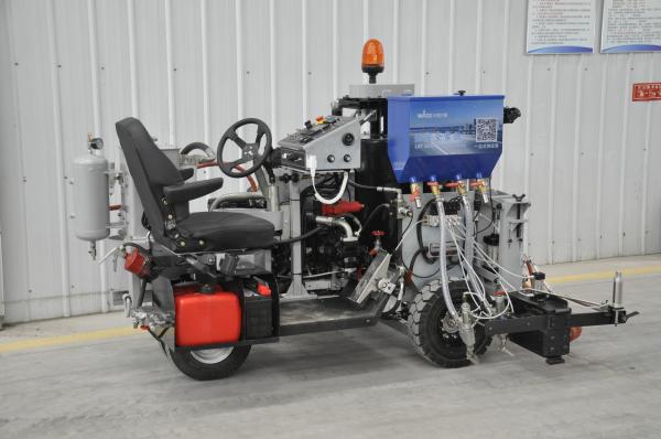 Mini Driving Thermoplastic Road Line Marking Truck Tricycle-Extrusion Marking