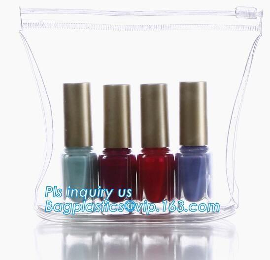 Eva Clothing Packaging Plastic Clear Zipper Bag With Slider, pvc slider zipper bag for jewellery, pencil case, slider zi