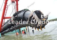bateau de dragueur de 205kg/hr 550mm avec la tête de coupeur résistante à l'usure