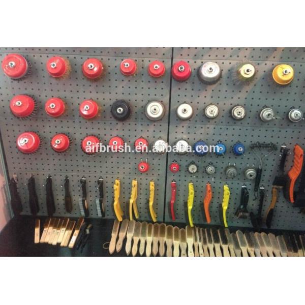 Professional Knotted 200mm sweeper Weed brush for grass trimmer