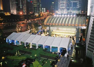 White PVC Coated Wedding Reception Marquee Party Tent Aluminum Structure