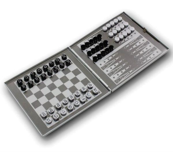 aluminum chess game set good for travlling