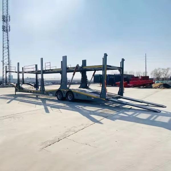 Transport Car Trailer 2 3 Axles 6 Car Carrier 8 10 Units Car Transport Semi Truck Trailer