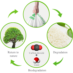 100% Compostable Eco Friendly Food Waste Plastic Garbage Bag, Food Packaging Compostable Bag, 100% compostable food bag