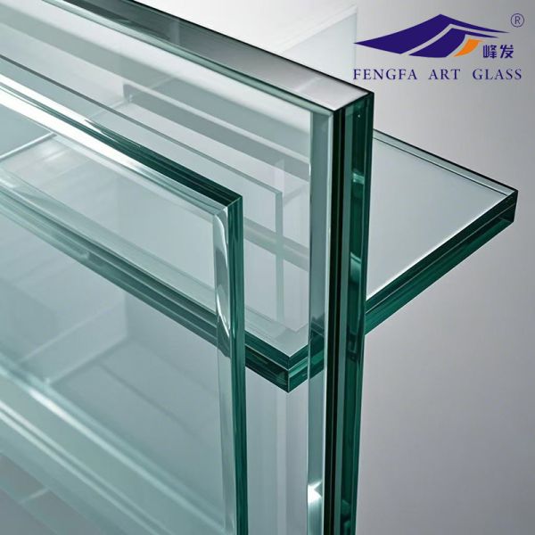 5+5mm Hollow Curtain Wall Glass Panel for Sound Insulation Solid Insulating Structure