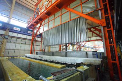 Linha de produção de anodização vertical automática e sistema de eletroforese