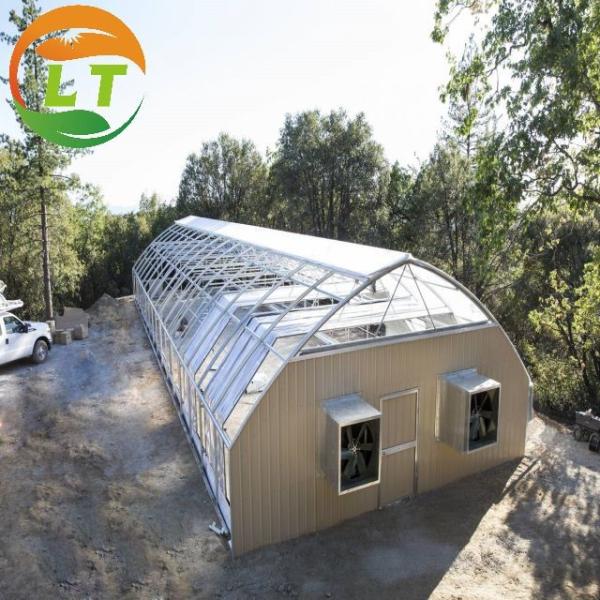 White Double Layer Greenhouse for Mushroom Farming Profitability