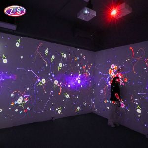 6000 Lumens Immersive Restaurant Experience 1024*768 Interactive Dining Spaces