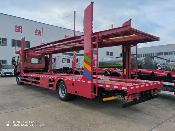 Foton 4*2 Tow Wrecker Truck Multipurpose Platform 5 Car Carrier Tow Truck