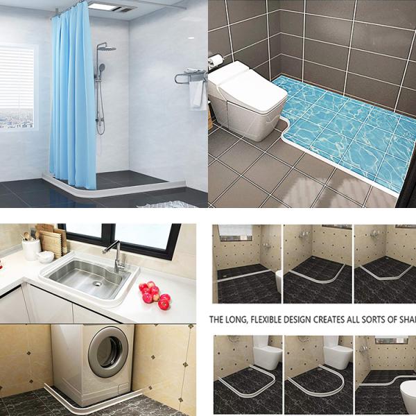 Водостойкая лента Гибкий силиконовый самоклеющийся водозащитный барьер для душа 50 ммx30 мм