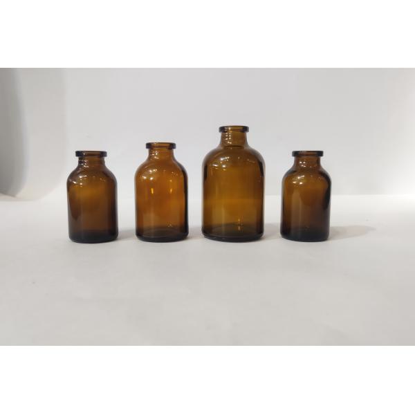 фармацевтическая косметика 20мл пробирка отлила в форму янтарную стеклянную пробирку стеклянной бутылки для впрыски