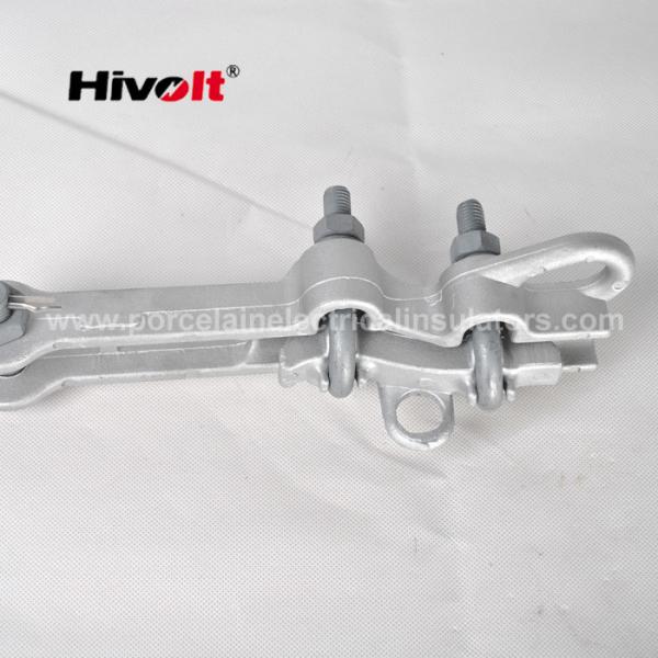 Linha de transmissão de alumínio braçadeira da linha direta do hardware com parafuso de aço e a porca galvanizados