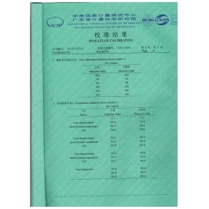 DONGGUAN YUYANG INSTRUMENT CO., LTD Certifications