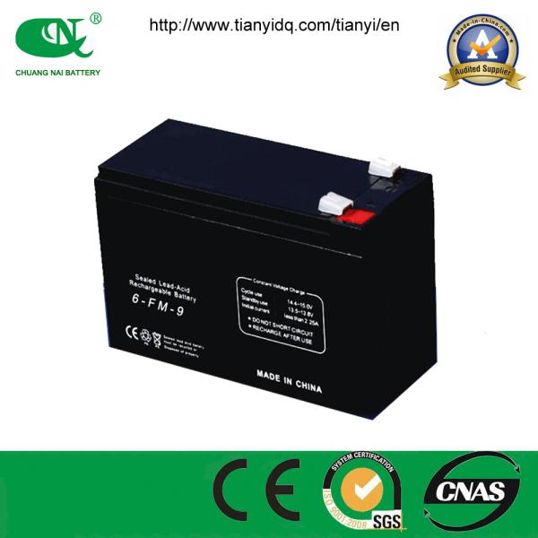 12V9ah UPS/EPS Battery, AGM Lead-Acid Battery, Mower Battery